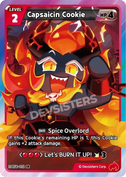 Capsaicin Cookie (012), Age of Heroes and Kingdoms BS4-012