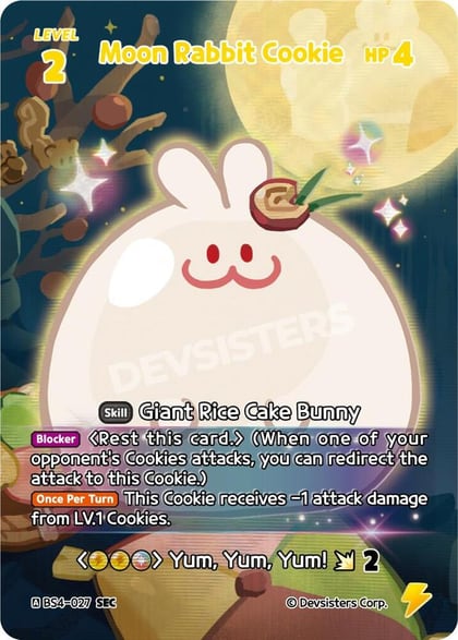 Moon Rabbit Cookie (027) (SEC), Age of Heroes and Kingdoms BS4-027
