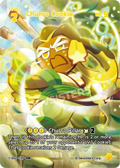 Churro Cookie (SSR), Age of Heroes and Kingdoms BS4-039