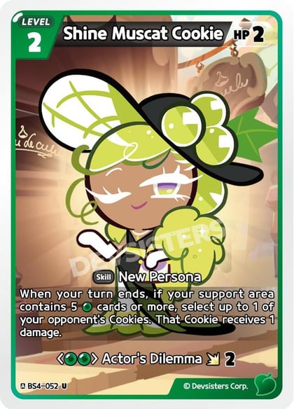 Shine Muscat Cookie, Age of Heroes and Kingdoms BS4-052