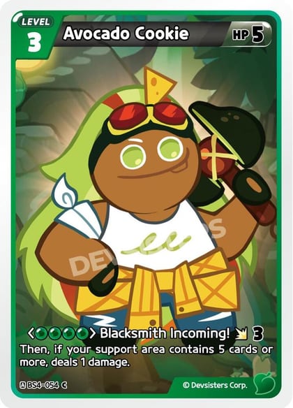 Avocado Cookie (054), Age of Heroes and Kingdoms BS4-054