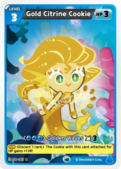 Gold Citrine Cookie, Age of Heroes and Kingdoms BS4-067