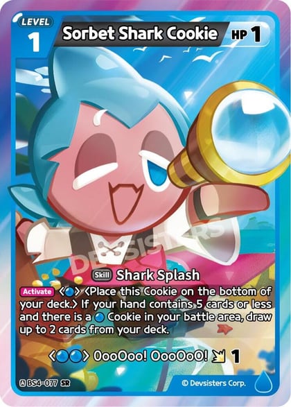 Sorbet Shark Cookie, Age of Heroes and Kingdoms BS4-077