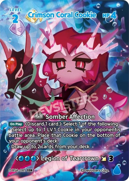 Crimson Coral Cookie (SSR), Age of Heroes and Kingdoms BS4-081