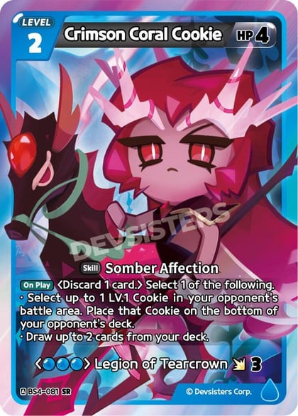 Crimson Coral Cookie, Age of Heroes and Kingdoms BS4-081