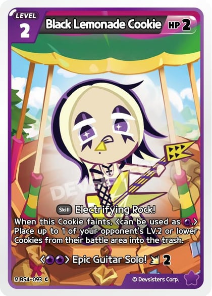 Black Lemonade Cookie, Age of Heroes and Kingdoms BS4-093