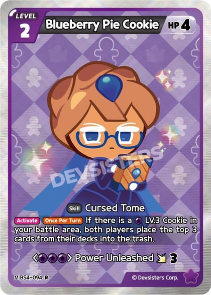 Blueberry Pie Cookie, Age of Heroes and Kingdoms BS4-094