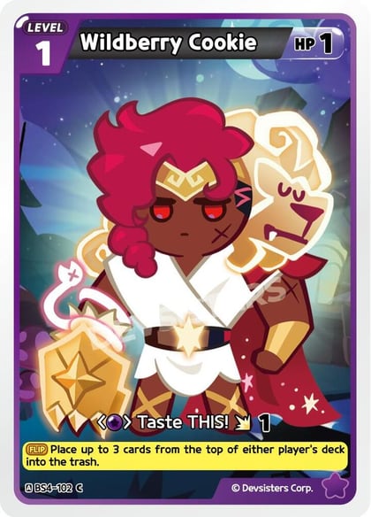 Wildberry Cookie (102), Age of Heroes and Kingdoms BS4-102