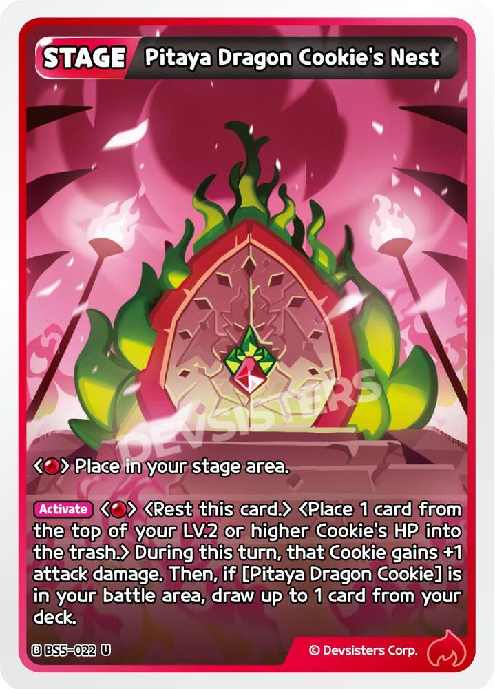 Pitaya Dragon Cookie's Nest, Arena of Glory BS5-022