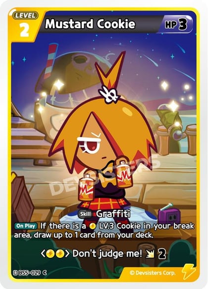 Mustard Cookie (029), Arena of Glory BS5-029
