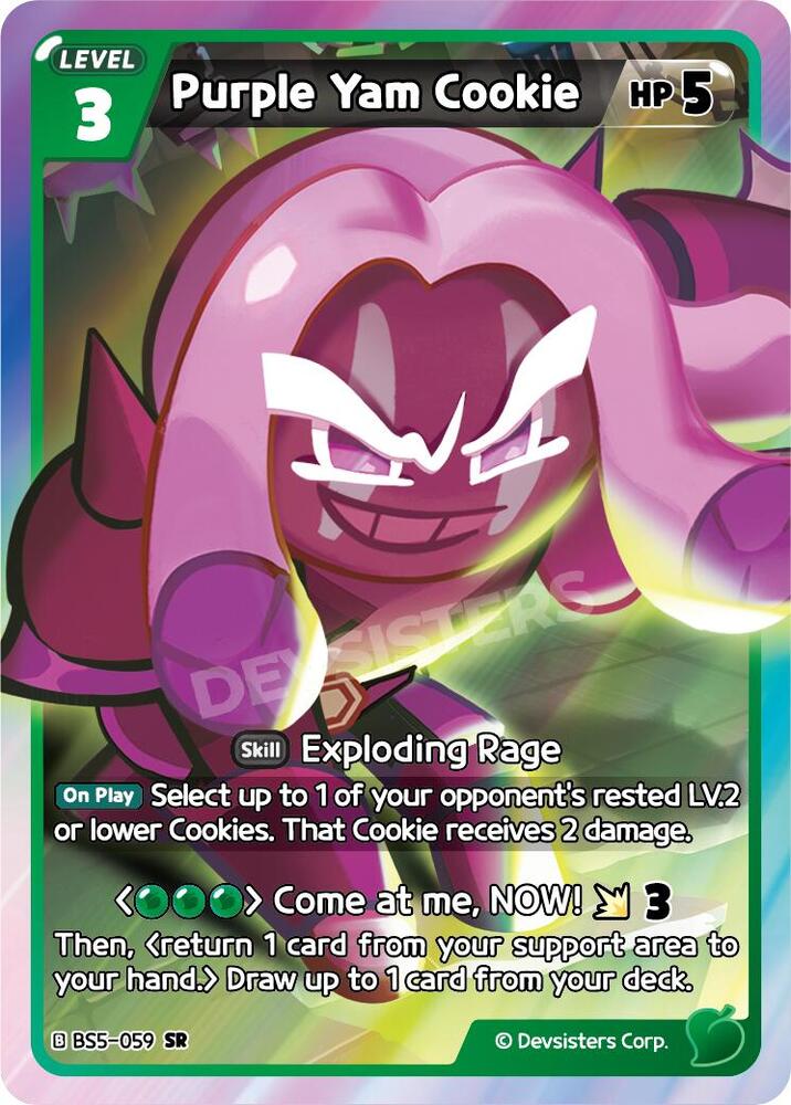 Purple Yam Cookie (059), Arena of Glory BS5-059