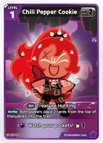 Chili Pepper Cookie (104), Arena of Glory BS5-104