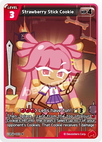 Strawberry Stick Cookie (003), Arena of Glory BS6-003