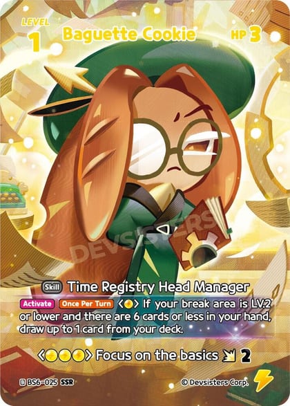 Baguette Cookie (SSR), Arena of Glory BS6-025