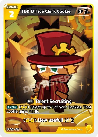 TBD Office Clerk Cookie, Arena of Glory BS6-029