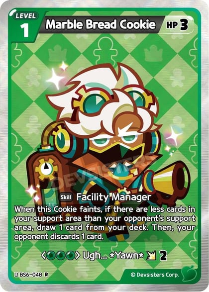 Marble Bread Cookie (048), Arena of Glory BS6-048