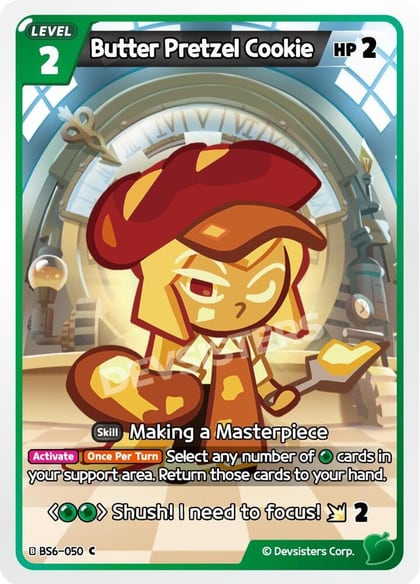 Butter Pretzel Cookie, Arena of Glory BS6-050