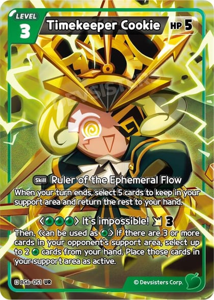 Timekeeper Cookie (051), Arena of Glory BS6-051