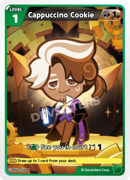 Cappuccino Cookie, Arena of Glory BS6-056