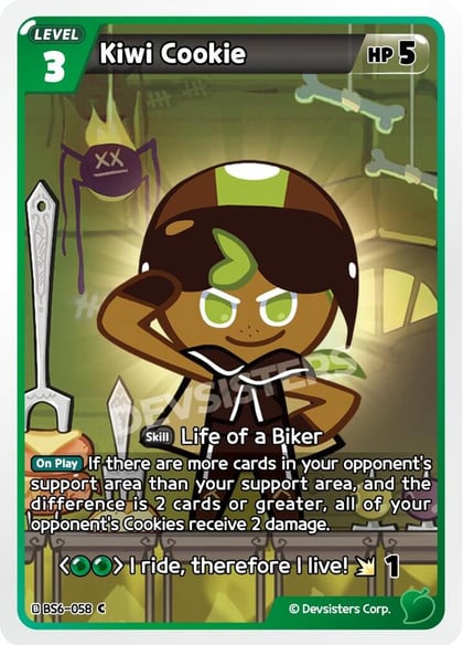 Kiwi Cookie, Arena of Glory BS6-058
