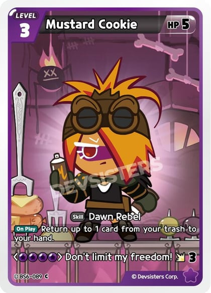 Mustard Cookie (089), Arena of Glory BS6-089