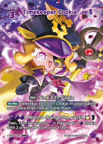 Timekeeper Cookie (093) (SUR), Arena of Glory BS6-093