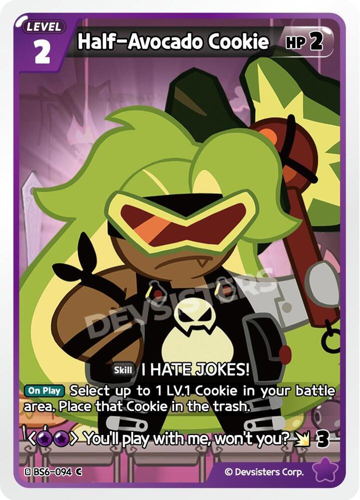 Half-Avocado Cookie, Arena of Glory BS6-094
