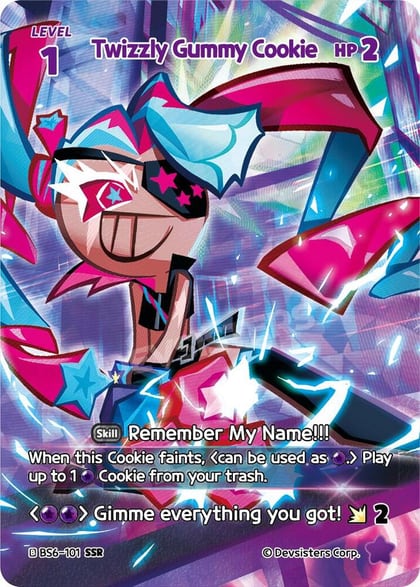 Twizzly Gummy Cookie (SSR), Arena of Glory BS6-101