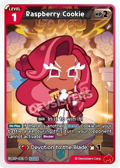 Raspberry Cookie, Arena of Glory BS7-003