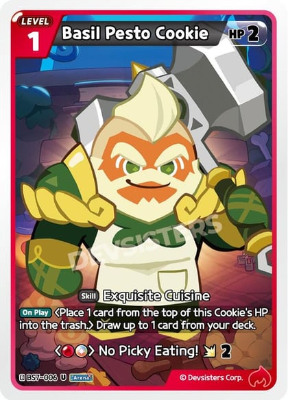 Basil Pesto Cookie, Arena of Glory BS7-006