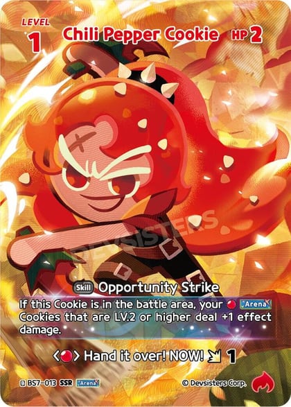 Chili Pepper Cookie (013) (SSR), Arena of Glory BS7-013
