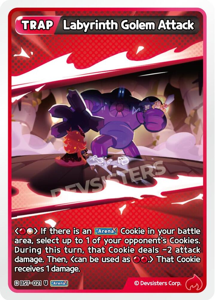 Labyrinth Golem Attack, Arena of Glory BS7-021