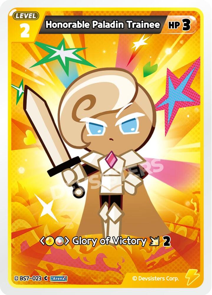 Honorable Paladin Trainee, Arena of Glory BS7-023