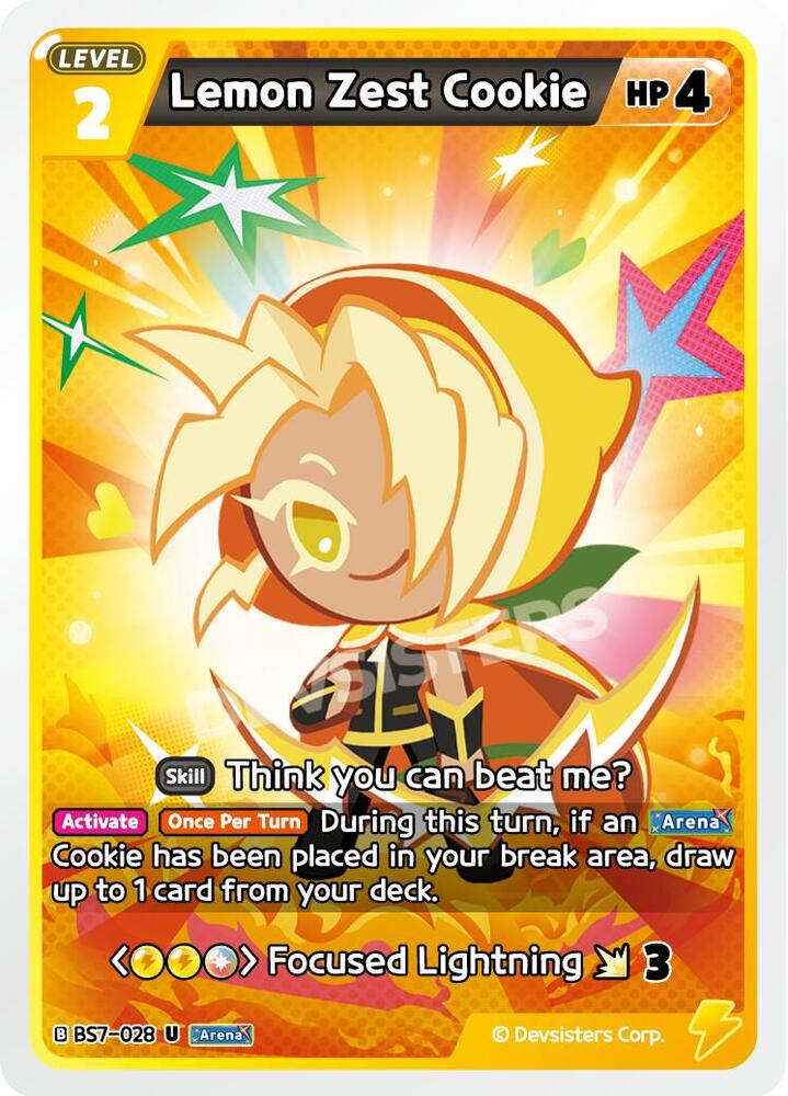 Lemon Zest Cookie, Arena of Glory BS7-028