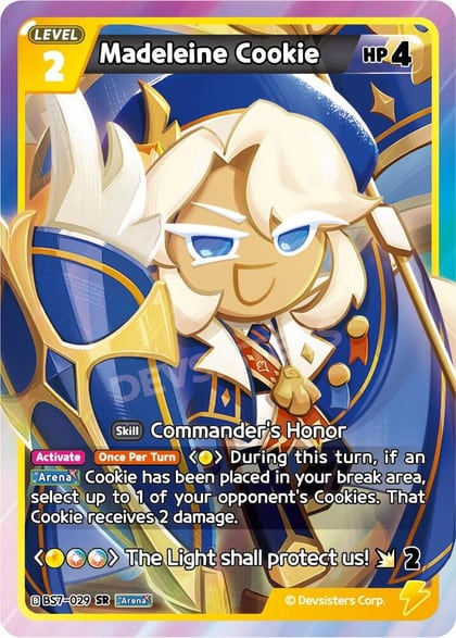 Madeleine Cookie, Arena of Glory BS7-029