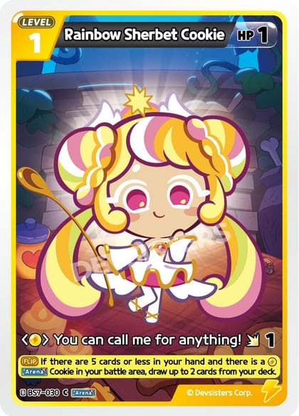 Rainbow Sherbet Cookie, Arena of Glory BS7-030