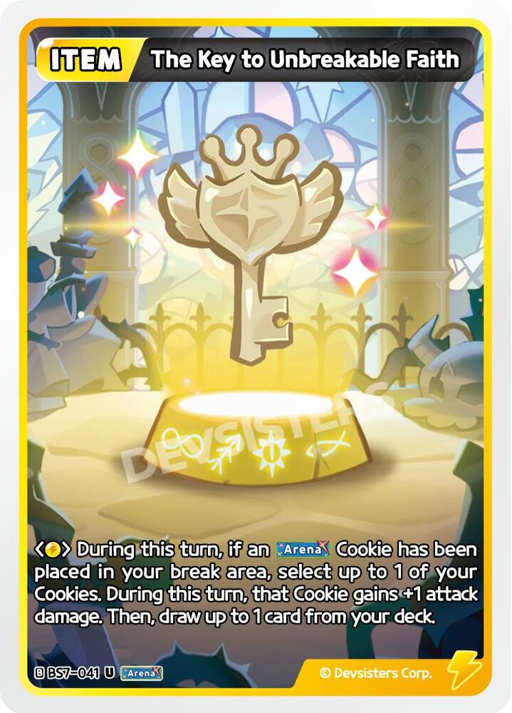 The Key to Unbreakable Faith, Arena of Glory BS7-041
