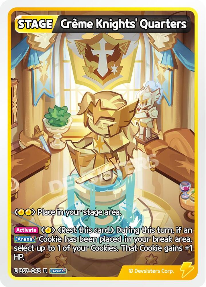 Creme Knights' Quarters, Arena of Glory BS7-043