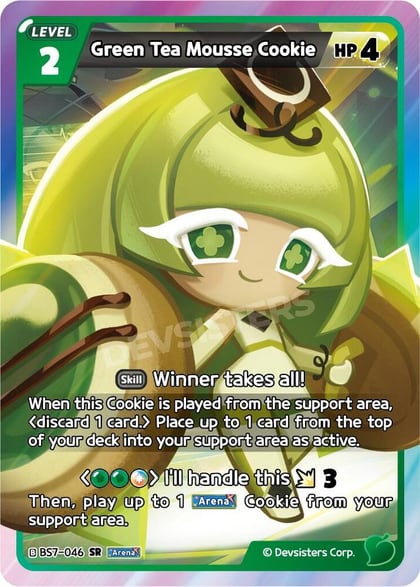 Green Tea Mousse Cookie, Arena of Glory BS7-046