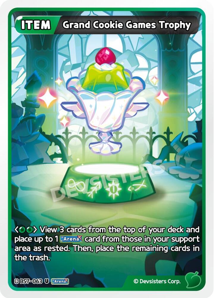 Grand Cookie Games Trophy, Arena of Glory BS7-063