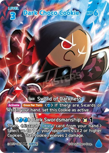 Dark Choco Cookie (067) (SSR), Arena of Glory BS7-067