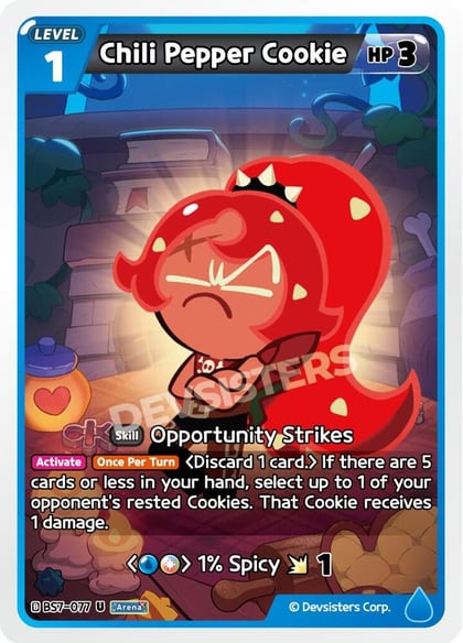 Chili Pepper Cookie (077), Arena of Glory BS7-077