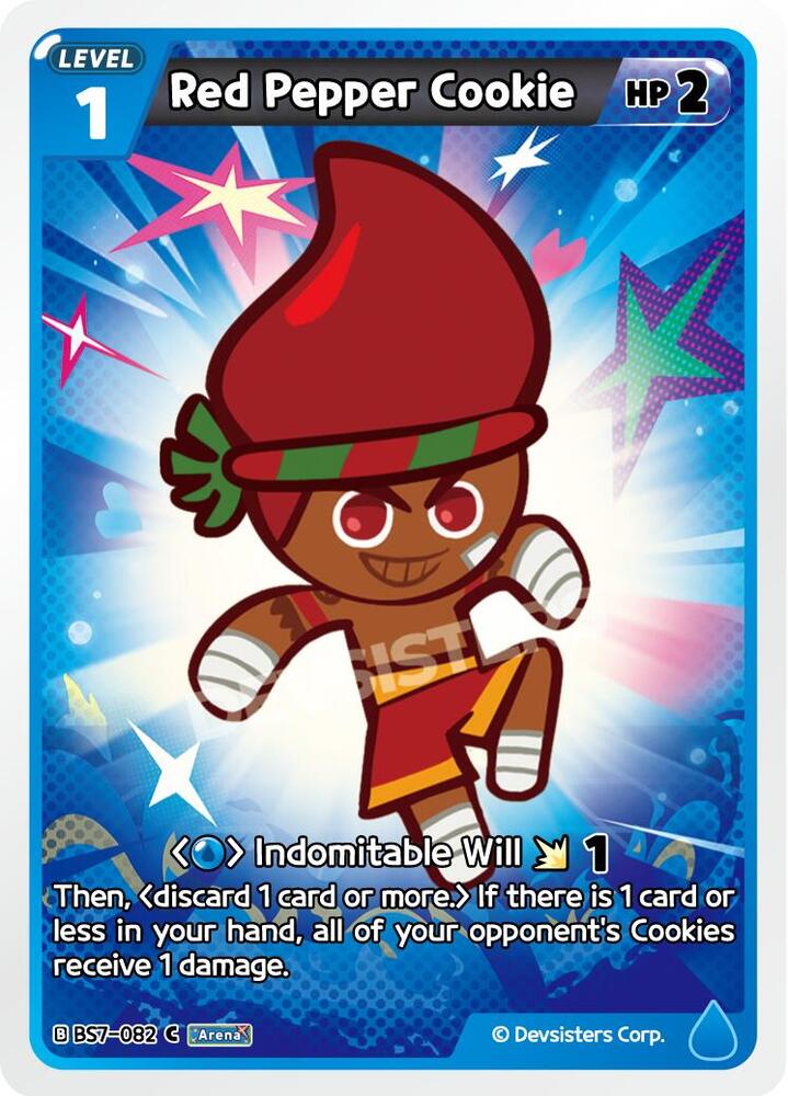 Red Pepper Cookie (082), Arena of Glory BS7-082