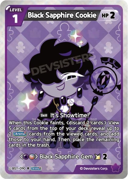 Black Sapphire Cookie, Arena of Glory BS7-090