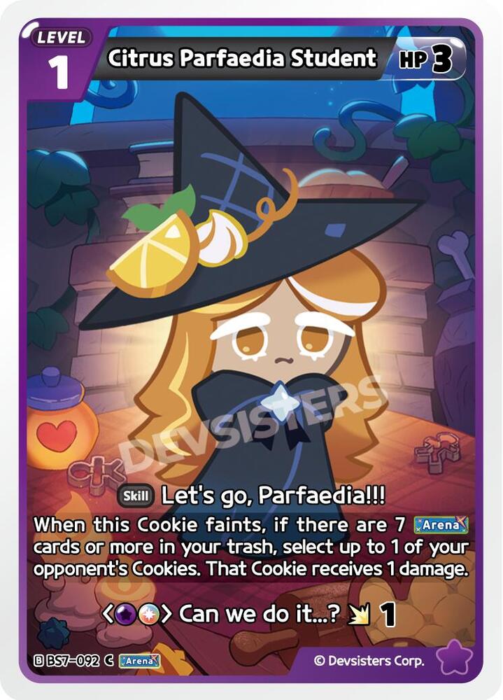 Citrus Parfaedia Student, Arena of Glory BS7-092