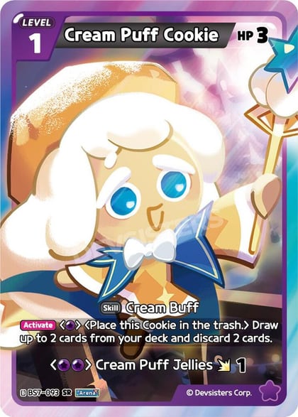 Cream Puff Cookie (093), Arena of Glory BS7-093