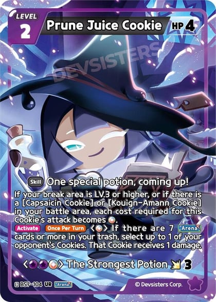 Prune Juice Cookie, Arena of Glory BS7-104