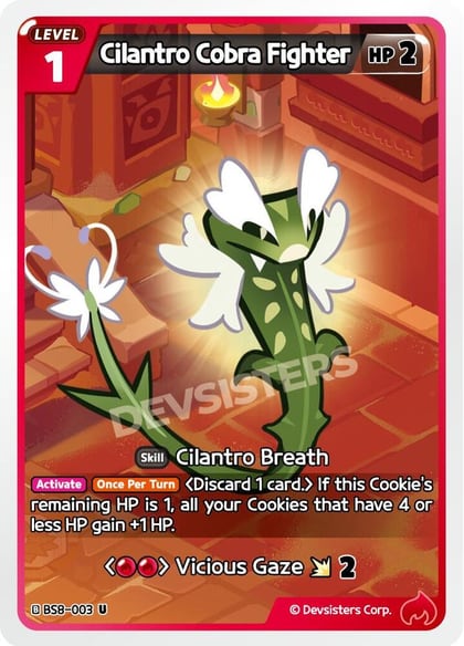 Cilantro Cobra Fighter, A Game of Truth and Deceit BS8-003