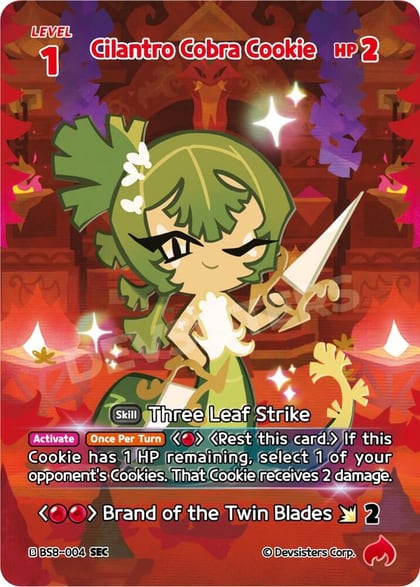 Cilantro Cobra Cookie (SEC), A Game of Truth and Deceit BS8-004