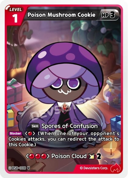 Poison Mushroom Cookie, A Game of Truth and Deceit BS8-008